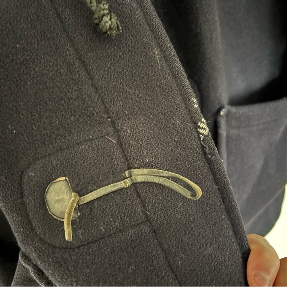 Vintage Burberry Men’s Wool Duffle Coat Sold As Is READ DESCRIPTION - Picture 3 of 12